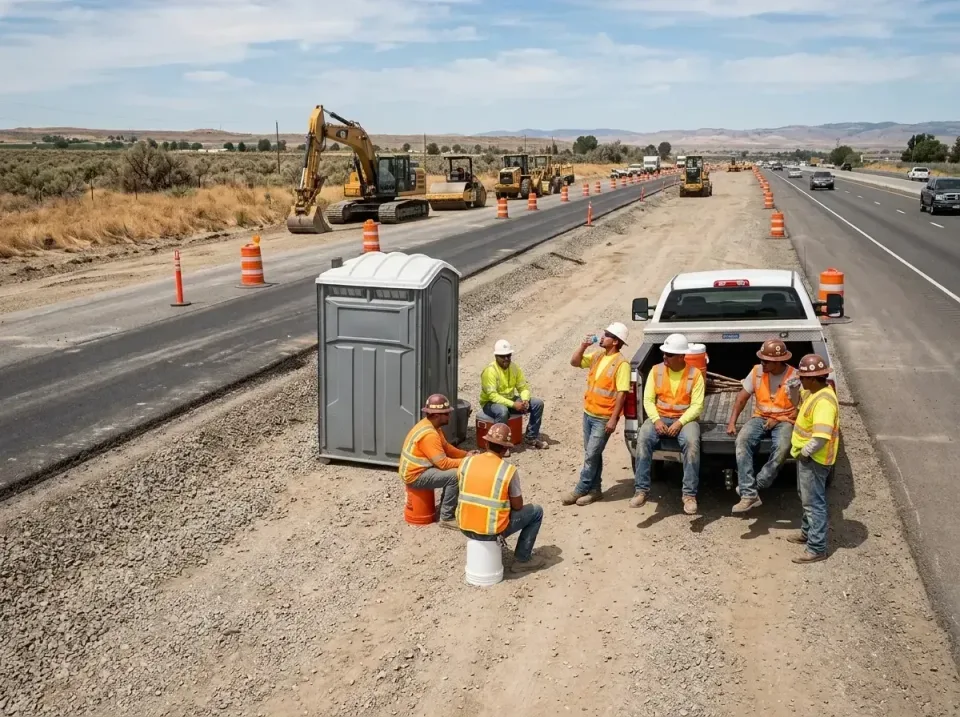 highway-road-construction-crew-007 — frequently asked questions, Porta Potty and Restroom Rentals in Bloomer, WI